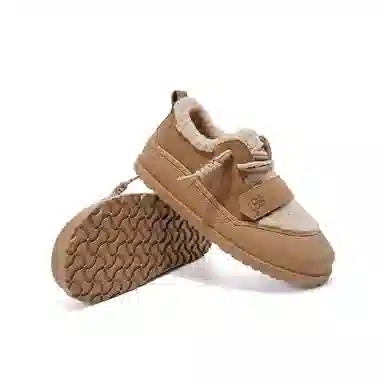 EBLAN Short Snow Boots Brown