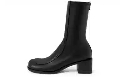 Charles & Keith High Boots Black
