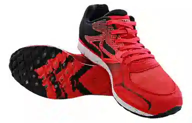 海尔斯 舒适减震防滑 马拉松跑步鞋 男女同款 红色