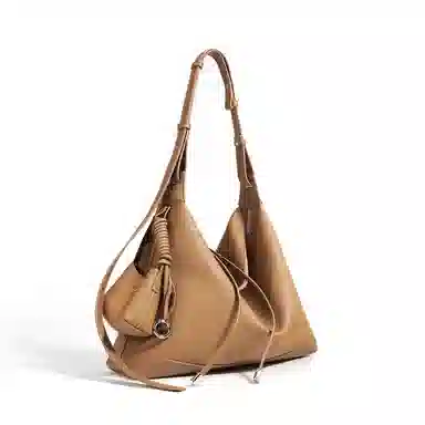 通勤慵懒风 设计纯色高级感 头层牛皮 单肩包 常规 女款 多色