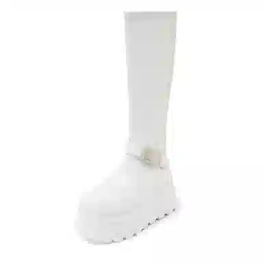 苏颜娇 牛皮革 时尚简约舒适气质百搭 高筒靴 女款