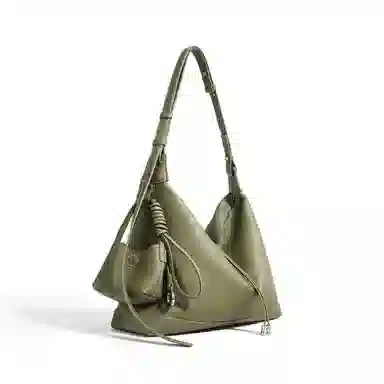 通勤慵懒风 设计纯色高级感 头层牛皮 单肩包 常规 女款 多色