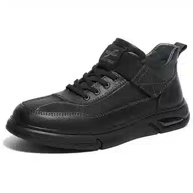 森达 户外 休闲 百搭 舒适 工装 短靴 男款 黑色