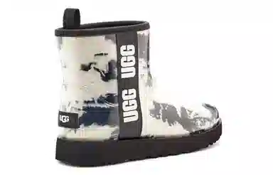 UGG Classic Clear Mini Marble Black White