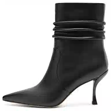Nine West Stacked Heel Ankle Boots