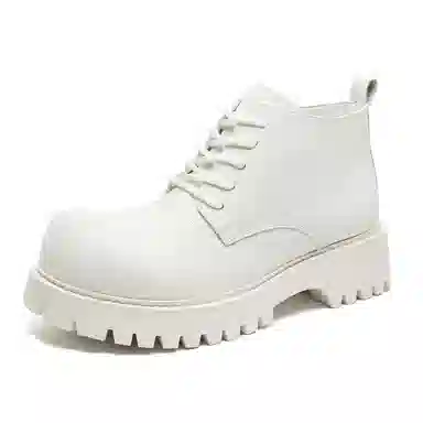 驰狼 马丁鞋 舒适内增高短筒 男女同款