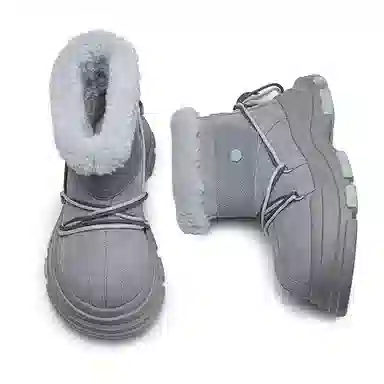 铭意途 牛反绒 保暖 简约耐看日常百搭 短筒 雪地靴 男女同款