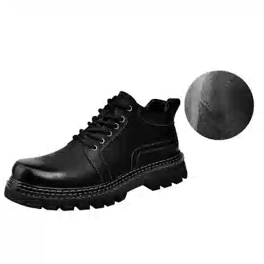 二层牛皮 软底防滑时尚百搭耐用之选 马丁靴 男款