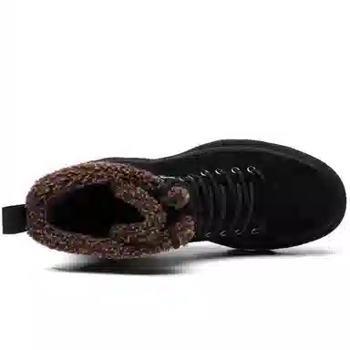 法派 加绒保暖百搭 高筒 马丁靴 男款 黑色