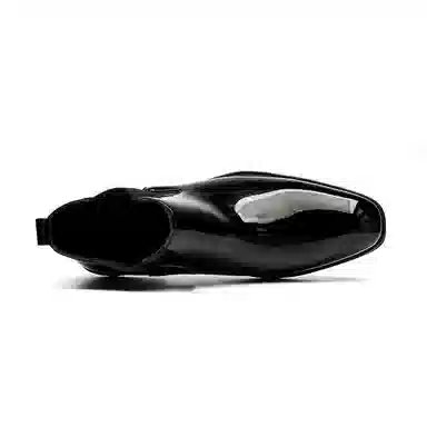 卡奇奥蒂 尖头粗跟 舒适百搭 增高耐磨 及踝 切尔西靴 男款