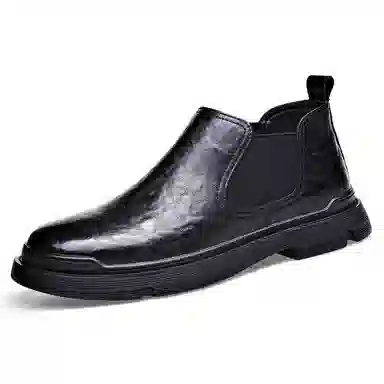 卡奇奥蒂 二层牛皮 防滑耐磨 时尚百搭 及踝 切尔西靴 男款