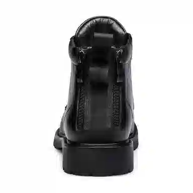 袋鼠头 牛皮革 舒适百搭 防滑厚底 中筒 马丁靴