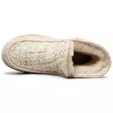 AU&MU Knit Pattern Snow Boots