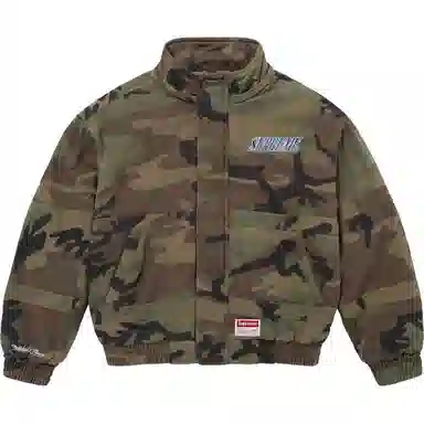 Supreme x Mitchell & Ness Twill Stadium Jacket