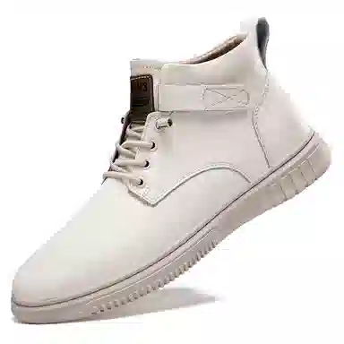 公牛氏邸 圆头系带 舒适轻便 耐磨百搭 短靴 男款 黑色