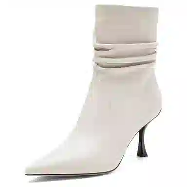 Nine West Stacked Heel Ankle Boots
