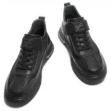 森达 户外 休闲 百搭 舒适 工装 短靴 男款 黑色