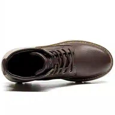 Leaveland Martin Boots Dark Brown