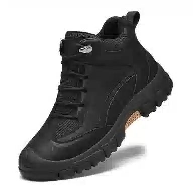 公牛氏邸 牛皮革 保暖耐磨 厚底防滑 工装休闲 中筒 户外靴