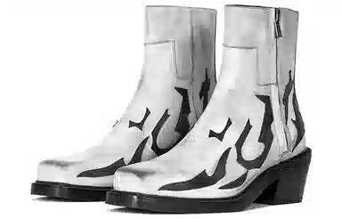 Terra Incognita Square Toe Boots Black