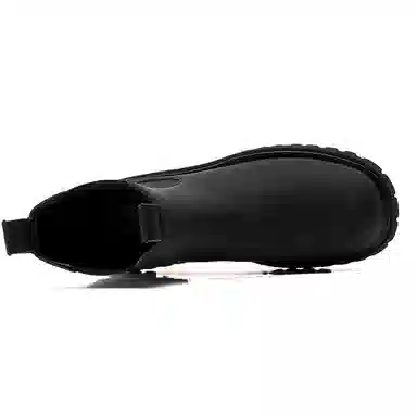 驰狼 时尚百搭 切尔西靴 男款 雾面磨砂黑