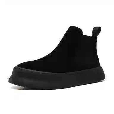 季季駺品 超纤皮 时尚百搭 舒适 短筒 切尔西靴 男款