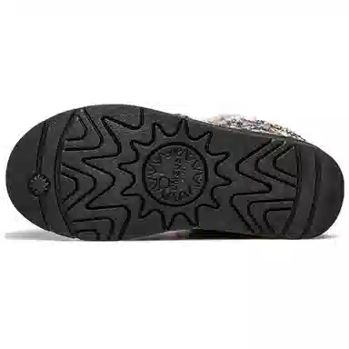 AU&MU Knit Pattern Snow Boots