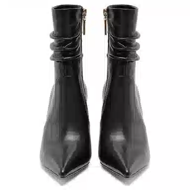 Nine West Stacked Heel Ankle Boots