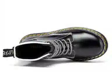 VICKI BROWN Martin Boots Black