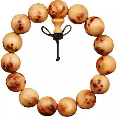 書卓 财富小圆满沪身 复古民族风大颗粒素珠 转运珠文玩念珠百搭饰品#好运 手链 崖柏 手串 男女同款情侣款