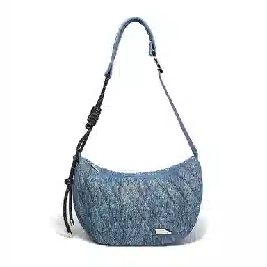 SMTING STUDIO Denim Blue Crossbody Bag