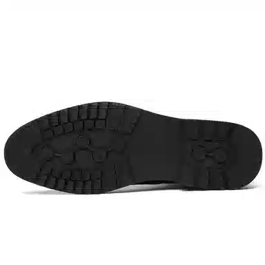 法派 头层牛皮 英伦 加绒舒适 百搭防滑 时尚耐磨 中筒 切尔西靴 男款