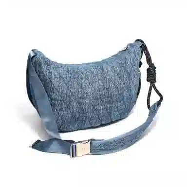 SMTING STUDIO Denim Blue Crossbody Bag