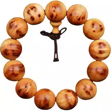 書卓 财富小圆满沪身 复古民族风大颗粒素珠 转运珠文玩念珠百搭饰品#好运 手链 崖柏 手串 男女同款情侣款