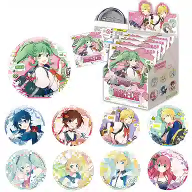 卡游 初音未来 轻松日常徽章系列吧唧 徽章