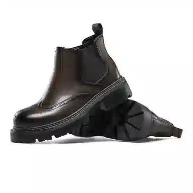 KANGNAI Chelsea Brogue Boots