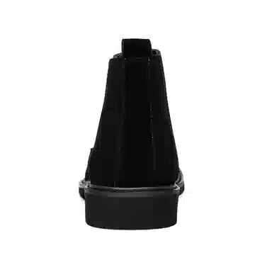 法派 头层牛皮 英伦 加绒舒适 百搭防滑 时尚耐磨 中筒 切尔西靴 男款