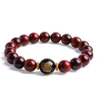 木盛缘 本命年转运十二生肖八大守护神招财纳福财源滚滚诸事顺遂有钱花 小叶紫檀 手串 男女同款情侣款