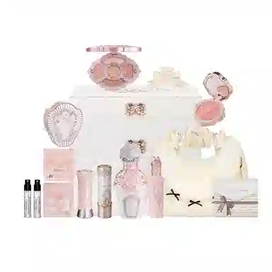 花知晓 心屿圣诞礼盒彩妆套装 易上色自然玻璃唇哑光