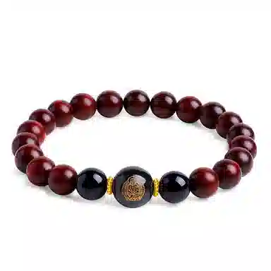 木盛缘 本命年转运十二生肖八大守护神招财纳福财源滚滚诸事顺遂有钱花 小叶紫檀 手串 男女同款情侣款