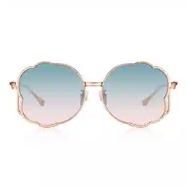 老凤祥 花语 系列艺术 牡丹 β钛 蝶形 太阳眼镜 女款