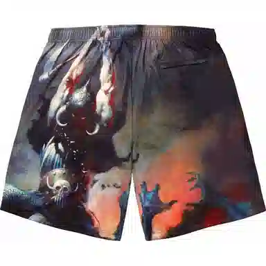 Supreme x Frank Frazetta Soccer Short