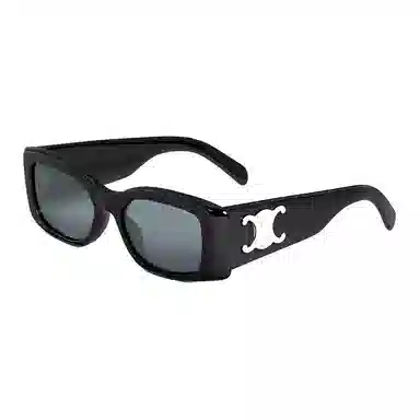 Celine Rectangular Sunglasses Black