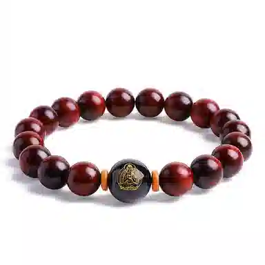 木盛缘 本命年转运十二生肖八大守护神招财纳福财源滚滚诸事顺遂有钱花 小叶紫檀 手串 男女同款情侣款