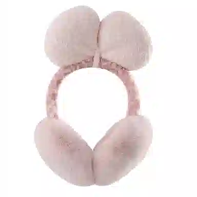 俞兆林 可爱蝴蝶结毛茸耳包 秋冬季护耳暖骑行防风保暖耳套耳捂子 毛绒 耳罩 女款