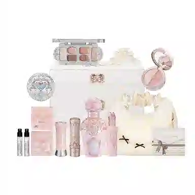 花知晓 心屿圣诞礼盒彩妆套装 易上色自然玻璃唇哑光