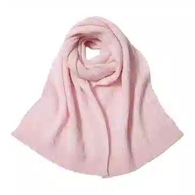 红豆 保暖加厚时尚简约 羊毛 绒线围巾 女款