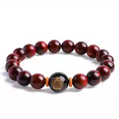 木盛缘 本命年转运十二生肖八大守护神招财纳福财源滚滚诸事顺遂有钱花 小叶紫檀 手串 男女同款情侣款