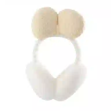 俞兆林 可爱蝴蝶结毛茸耳包 秋冬季护耳暖骑行防风保暖耳套耳捂子 毛绒 耳罩 女款