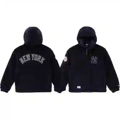 New Era x MLB Yankees Zip Hoodie Navy